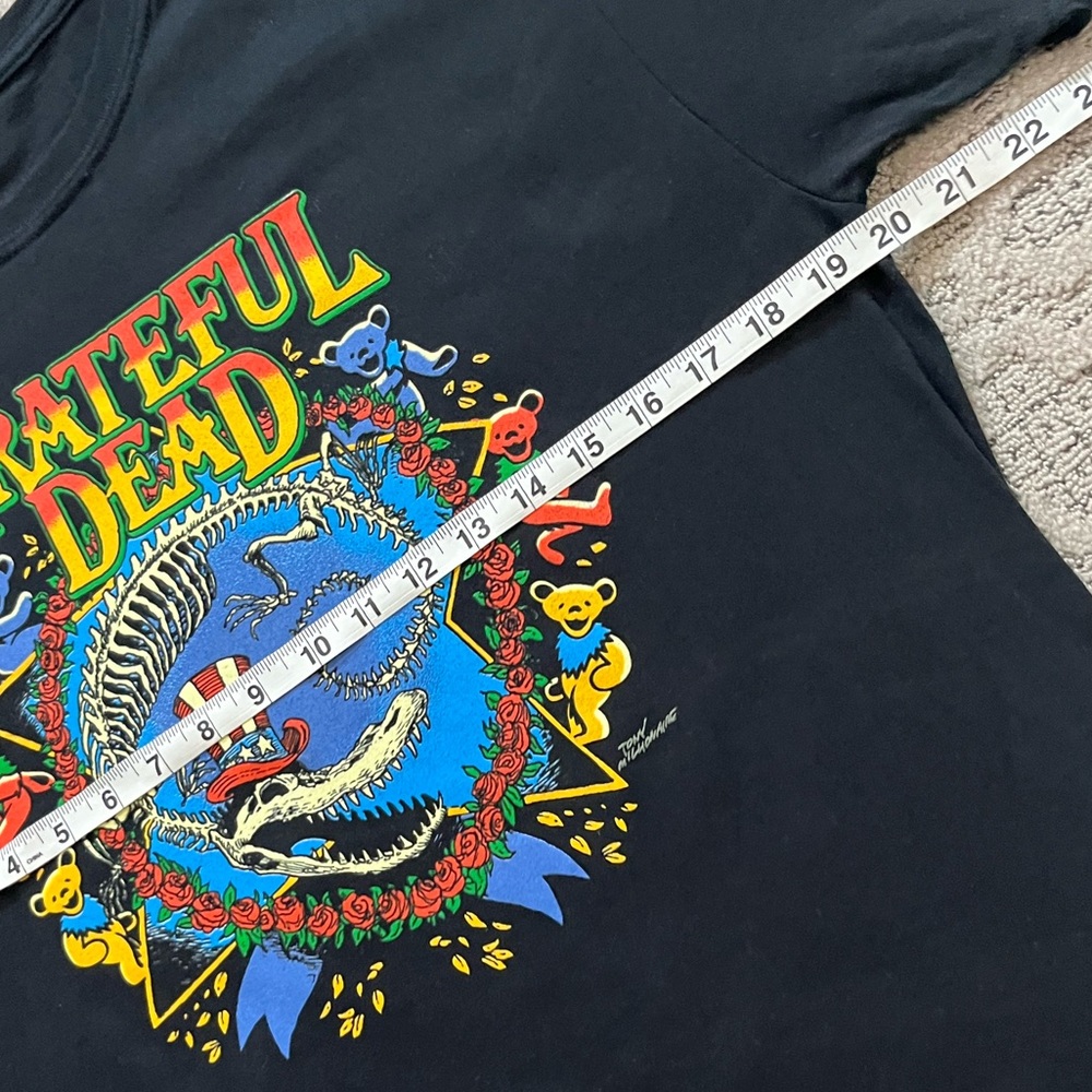 🐢 '18 Grateful Dead Band Uncle Sam Gator Tony Millionaire Art Ripple Junc. Tee - Picture 13 of 14